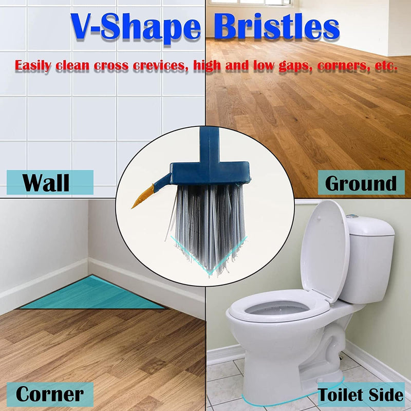 New 2 In 1 Floor Scrub Cleaning Brush