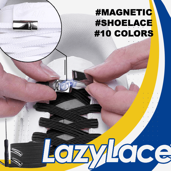 1 Set Magnetic Shoelaces ( WITH SCREW DRIVER )