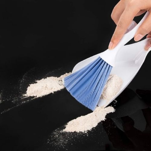 1 Set Mini Handy Sweeping Brush with Dustpan