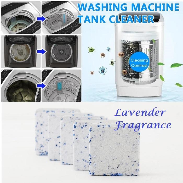 Washing Machine Tablets for Tub Cleaning (Lavender Fragrance)